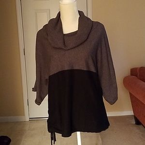 Grey and black sweater